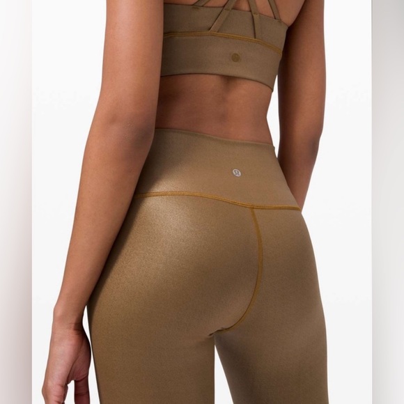 Lululemon Wunder Under High-Rise leggings - matte gold - Picture 3 of 12